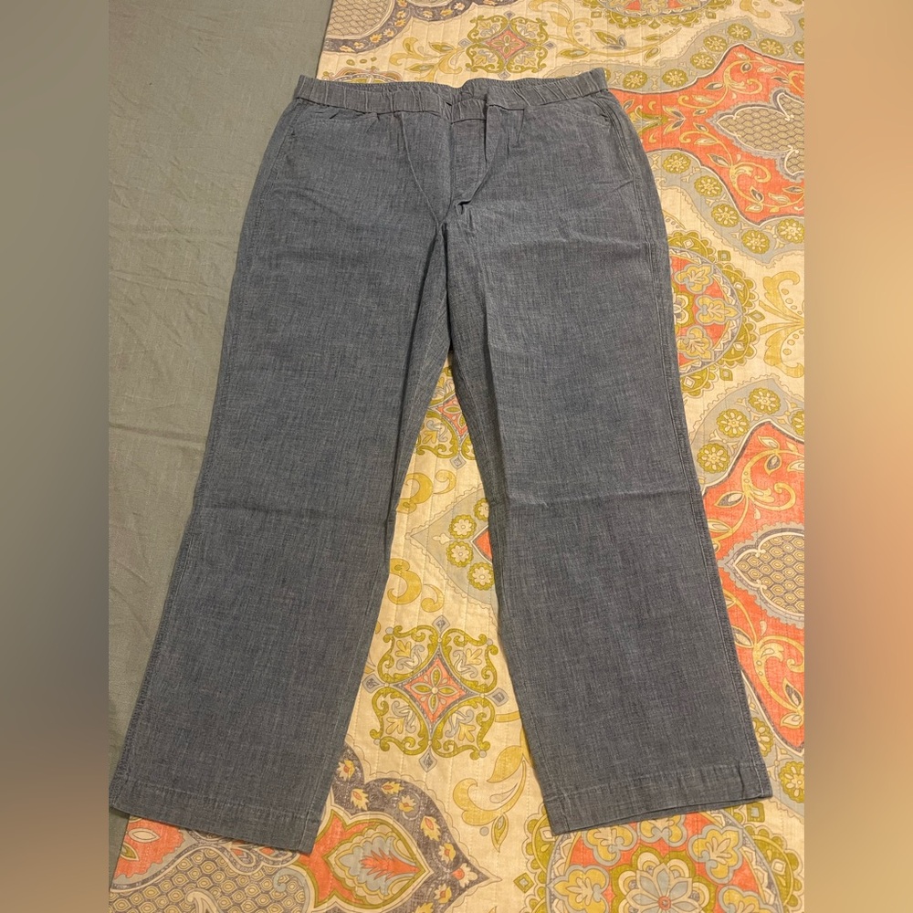Womens Cropped chino pants